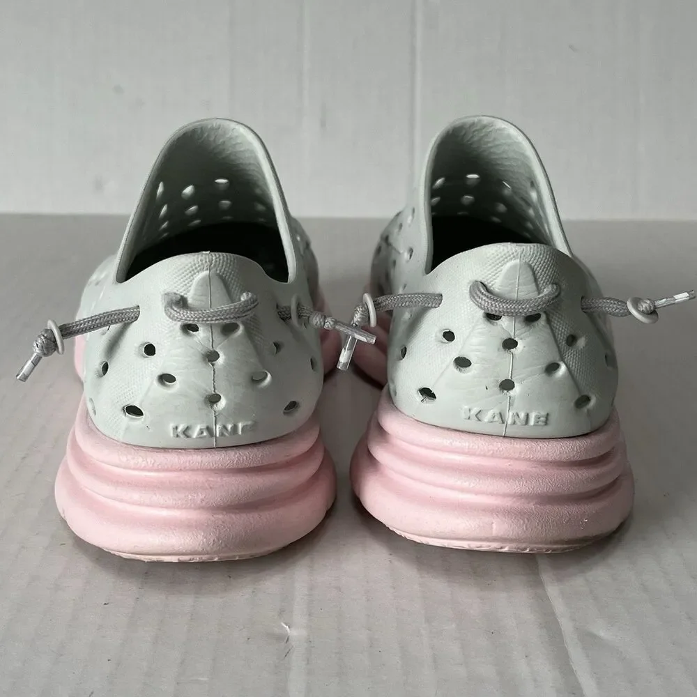 Kane Revive Recovery Shoes Unisex W9 M7 Gray Pink Active Vented Rubber Waterproo